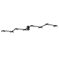 8187/8C COMFI LN26 249 черный, металл Люстра потолочная LED GX53 8*7W 220V SANATA