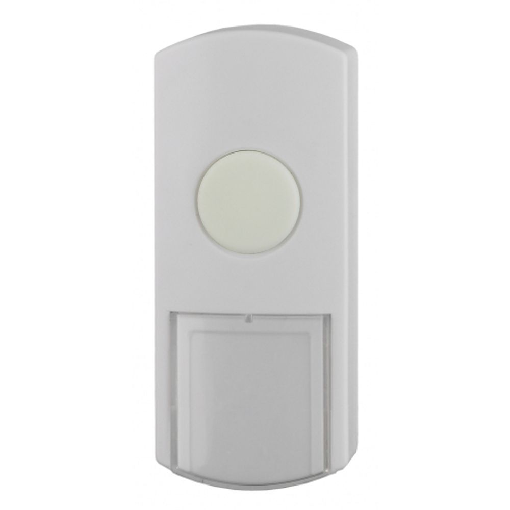 Кнопка дверного звонка ЭРА D1 проводного, белая