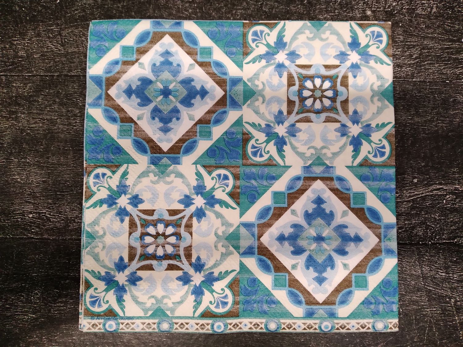 салфетка Tiles Green