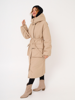 Пальто зимнее City женское, кемел