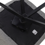 Кресло camila, рогожка, серое