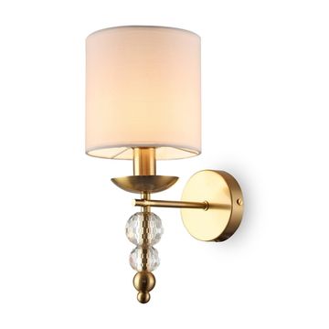 Настенный светильник (бра) FR1009WL-01BS белый/латунь Side Freya