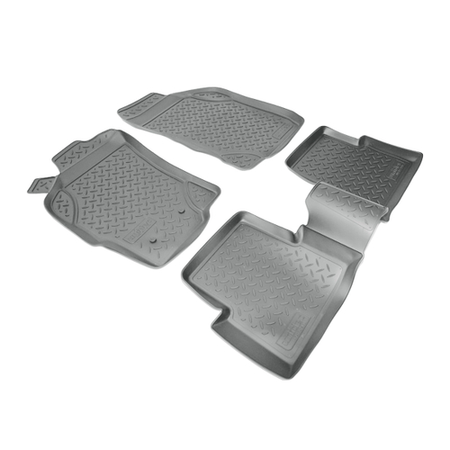 Ковры в салон Norplast/Unidec для Fiat Albea (2002-)Полиуретан,Серый, арт.NPL-Po-21-01-G