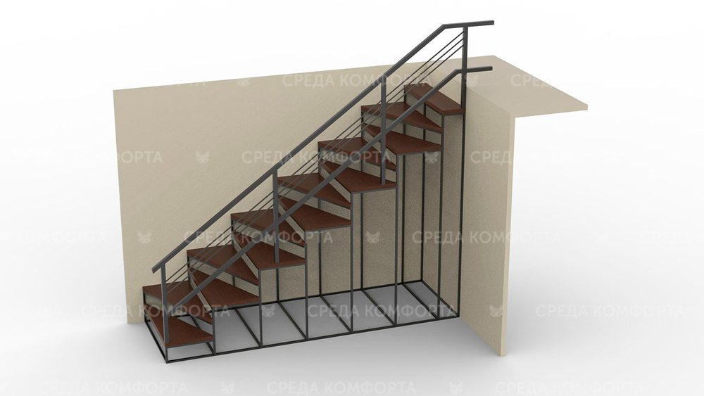 Металлическая лестница LSTN0056