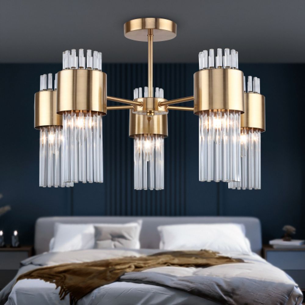 Люстра Rivoli Donna 3149-305 5 х Е14 40 Вт модерн