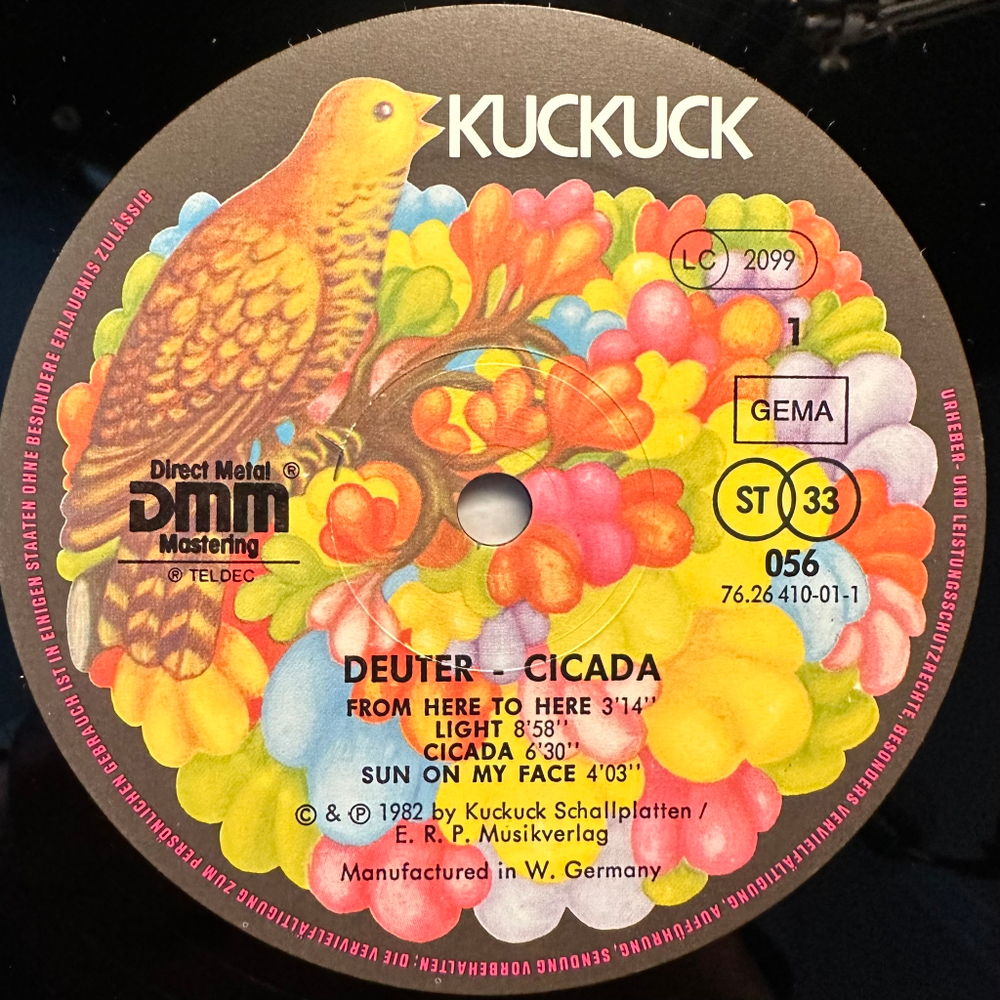 Deuter - Cicada (Германия 1982г.)