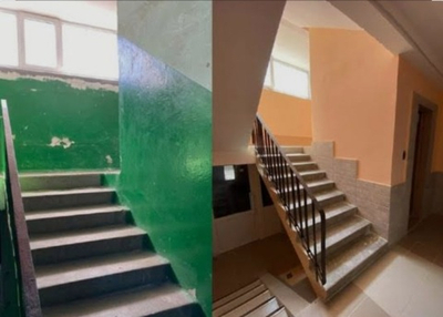 Косметический ремонт подъездов