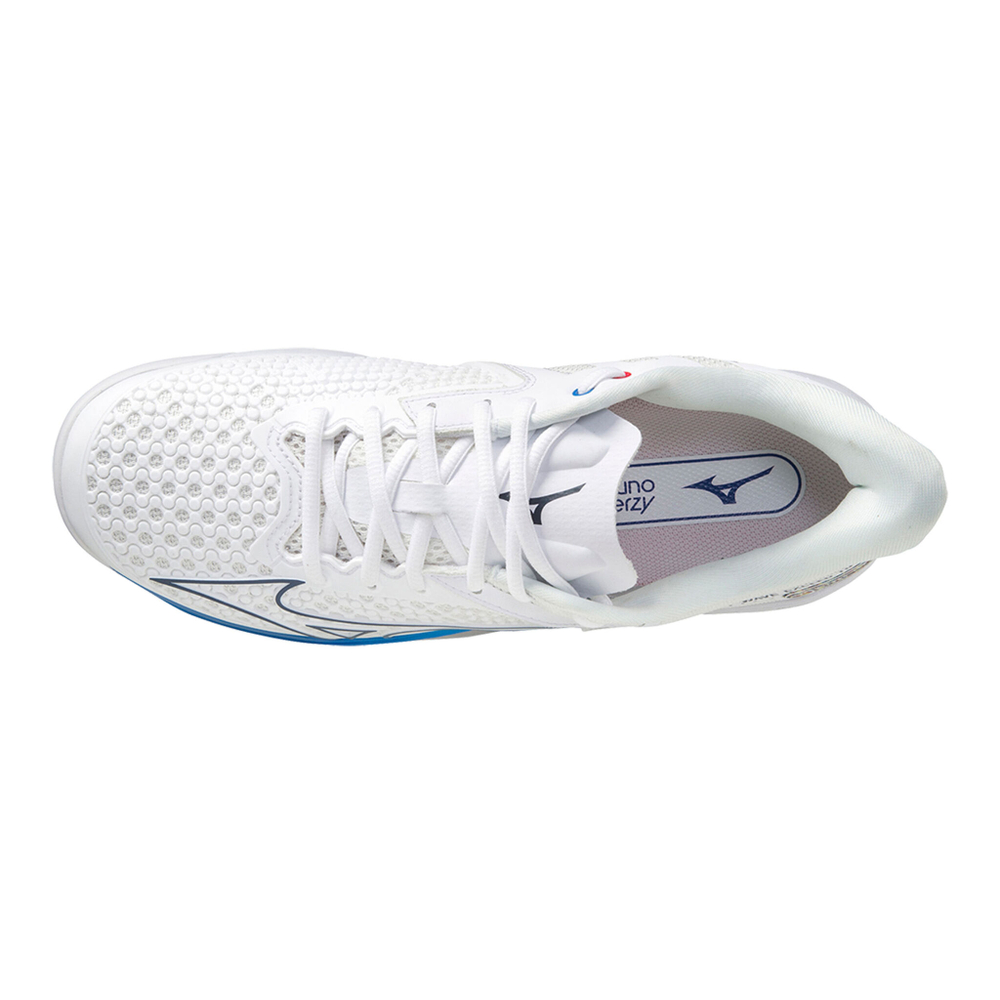 Мужские теннисные кроссовки Mizuno Wave Exceed Tour 5 Clay Court Shoe Men - White, Blue