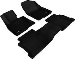 Коврики салона Sotra 3D Lux для Mazda 6 2013- (2-й ряд без выреза под РБ) черные. Артикул ST 74-00605