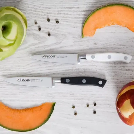 Набор ножей 3шт в подставке Arcos Riviera Blanca