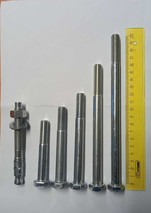Болт М12*(80,100,120,160,200 мм) 8.8DIN Турция, в ассортименте
