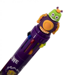 Ручка шариковая Alingar "Робо микс", автомат, 10 цветов, 0,5 мм, круглый, цветной, пластиковый корпус, картонная упаковка