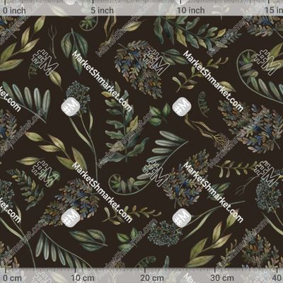 Лесной на коричневом фоне by g.sm.art 337 DPI