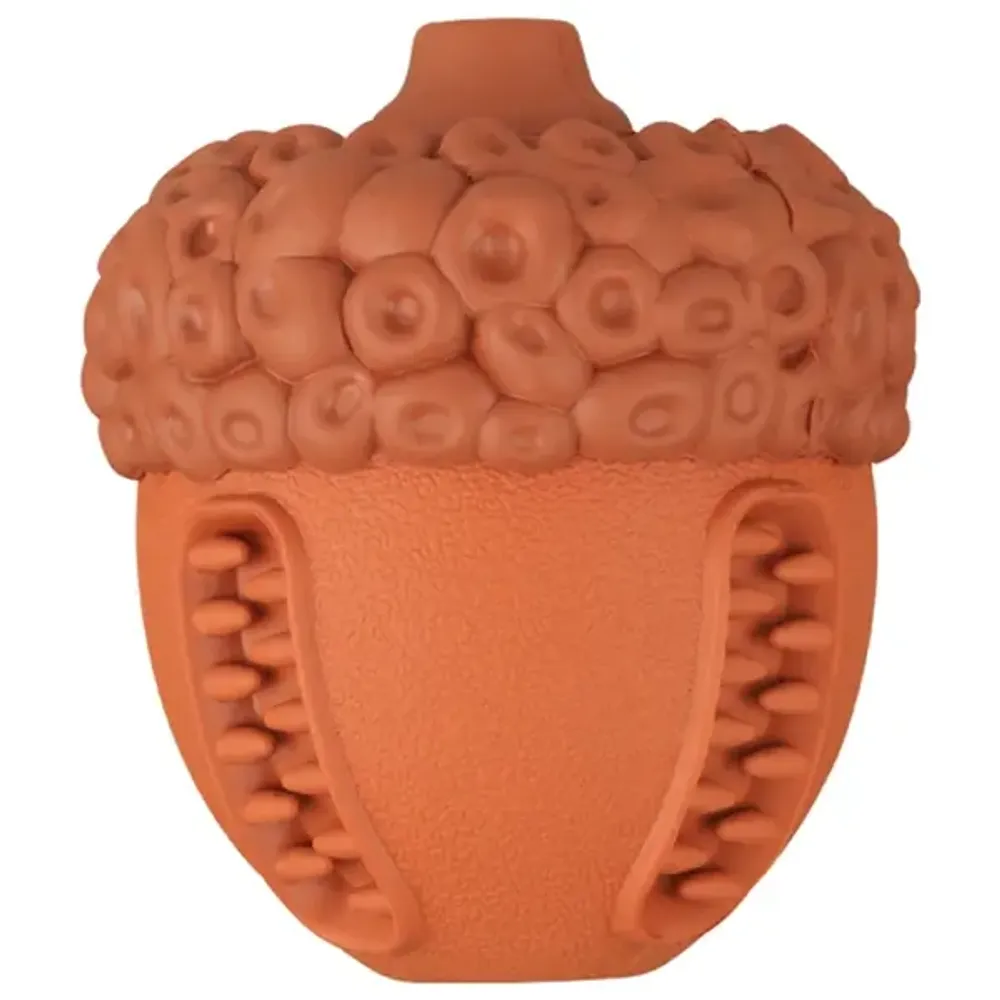 Игрушка Mr.Kranch для собак Орех с пищалкой, 8,5*10 см коричневая с ароматом сливок Игрушка Mr.Kranch для собак Орех с пищалкой, 8,5*10 см коричневая с ароматом сливок