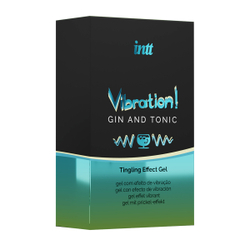 Жидкий интимный гель Intt с эффектом вибрации Gin&Tonic, 15мл