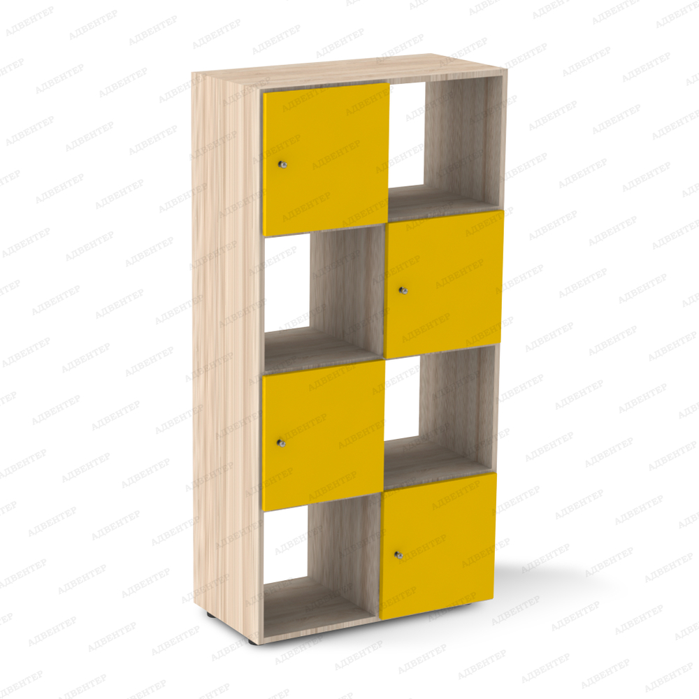 дуб сонома/жёлтый двусторонний