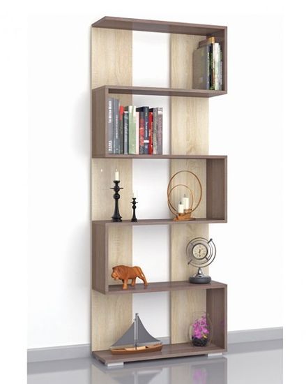 Стеллаж РОМЕО-1 ясень шимо  / дуб сонома