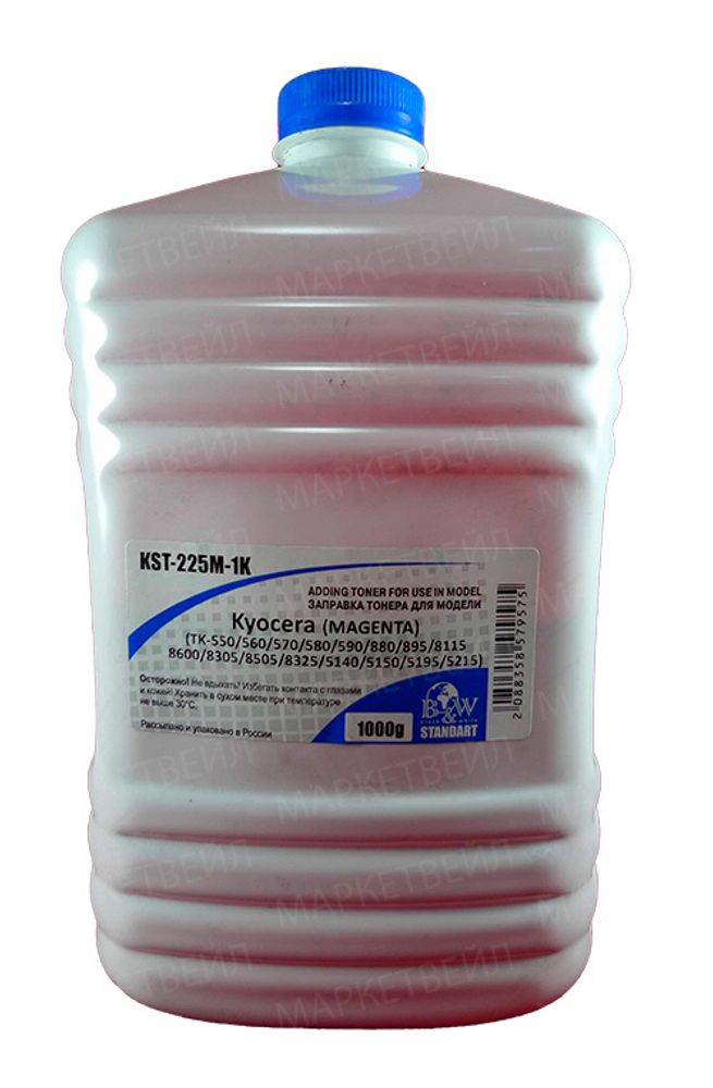 Тонер для Kyocera TK-895/5140/5150/5270/5280/8115/8325 Magenta (Tomoegawa VF03-M/ED-90M) (1кг) B&amp;W Standart