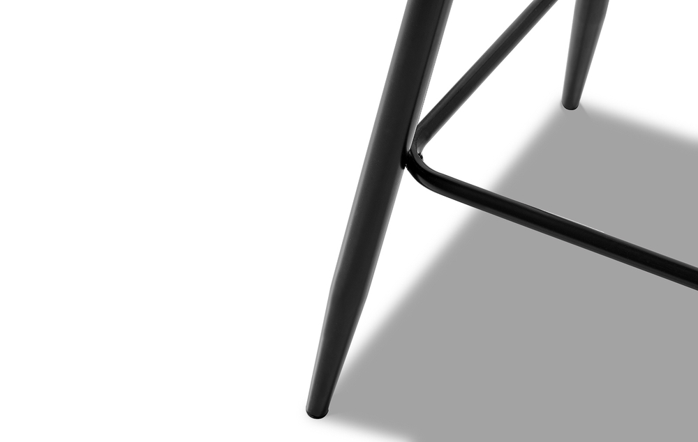 Барный стул 350B голубой/черный