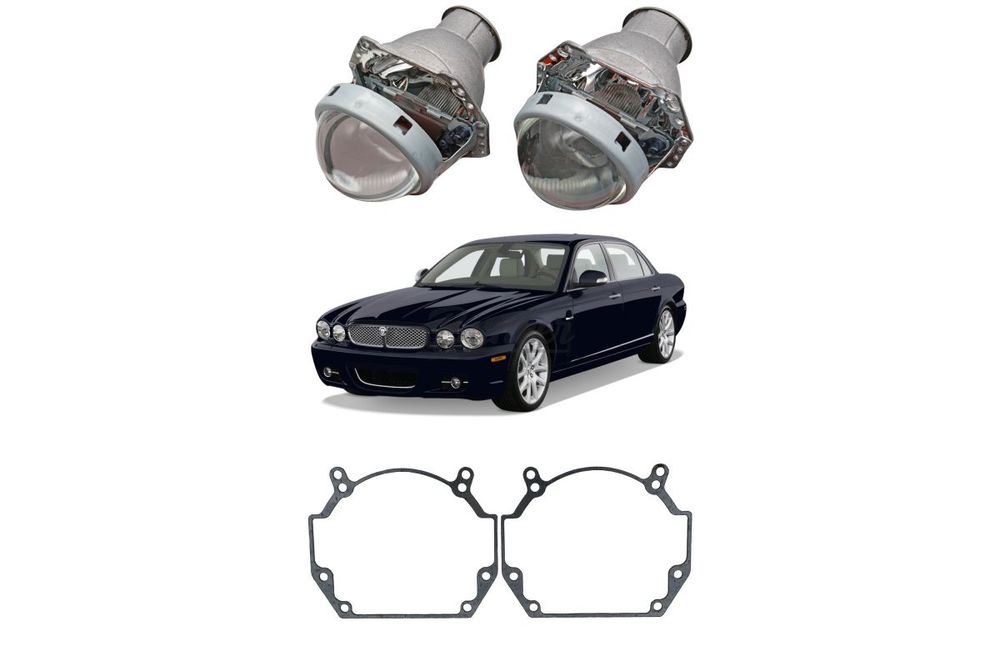 Готовый комплект для замены штатных линз Jaguar XJ III X350/X358 2003-2009