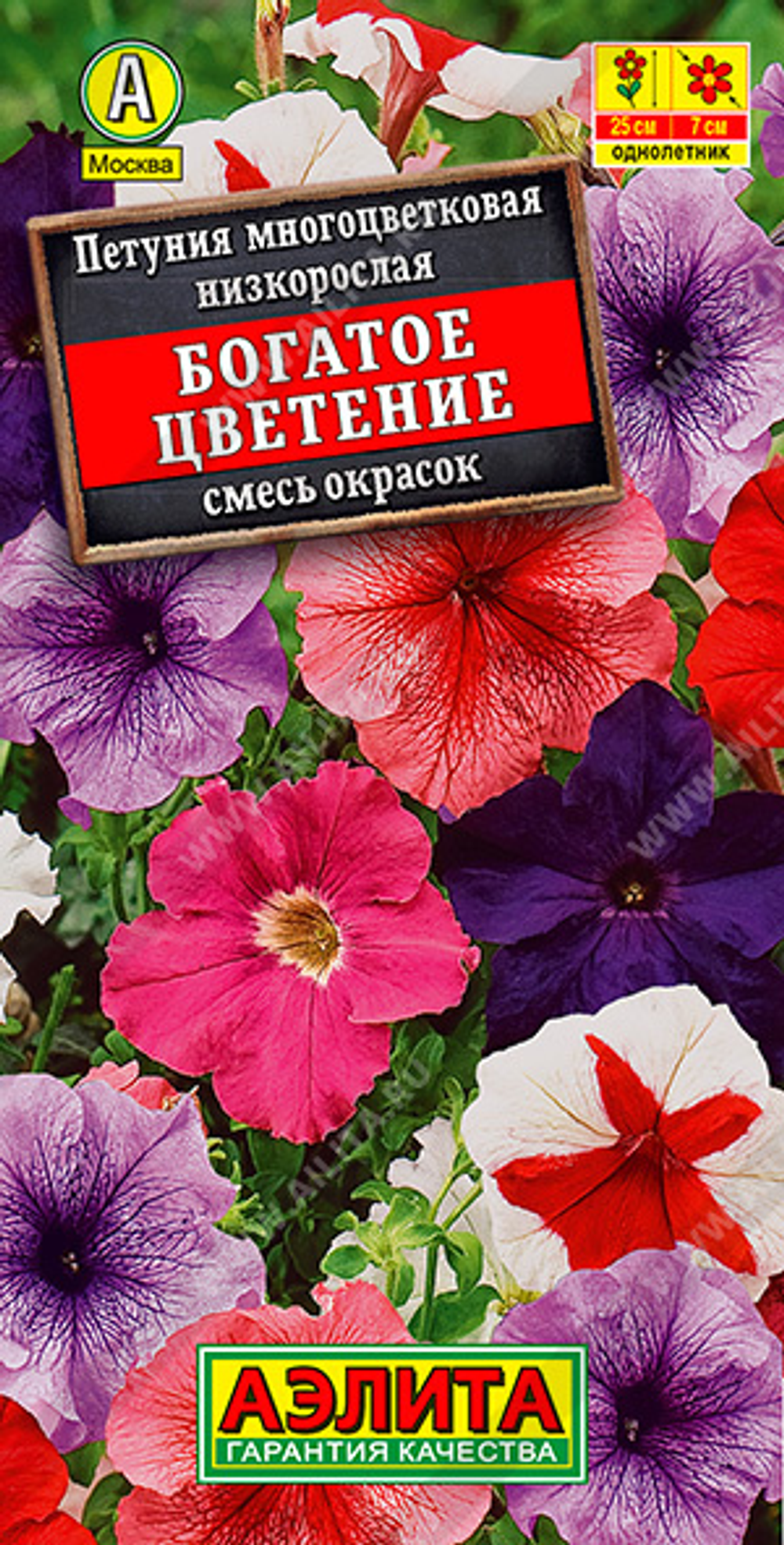 Петуния Богатое цветение, смесь сортов