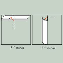 Гибкая декоративная панель Zigzag, 200x25 см