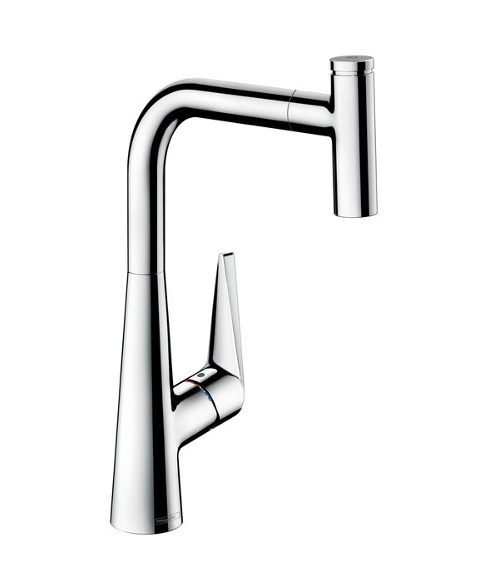 Смеситель для кухни Hansgrohe 72821000 Talis Select S, с выдвижным изливом, хром