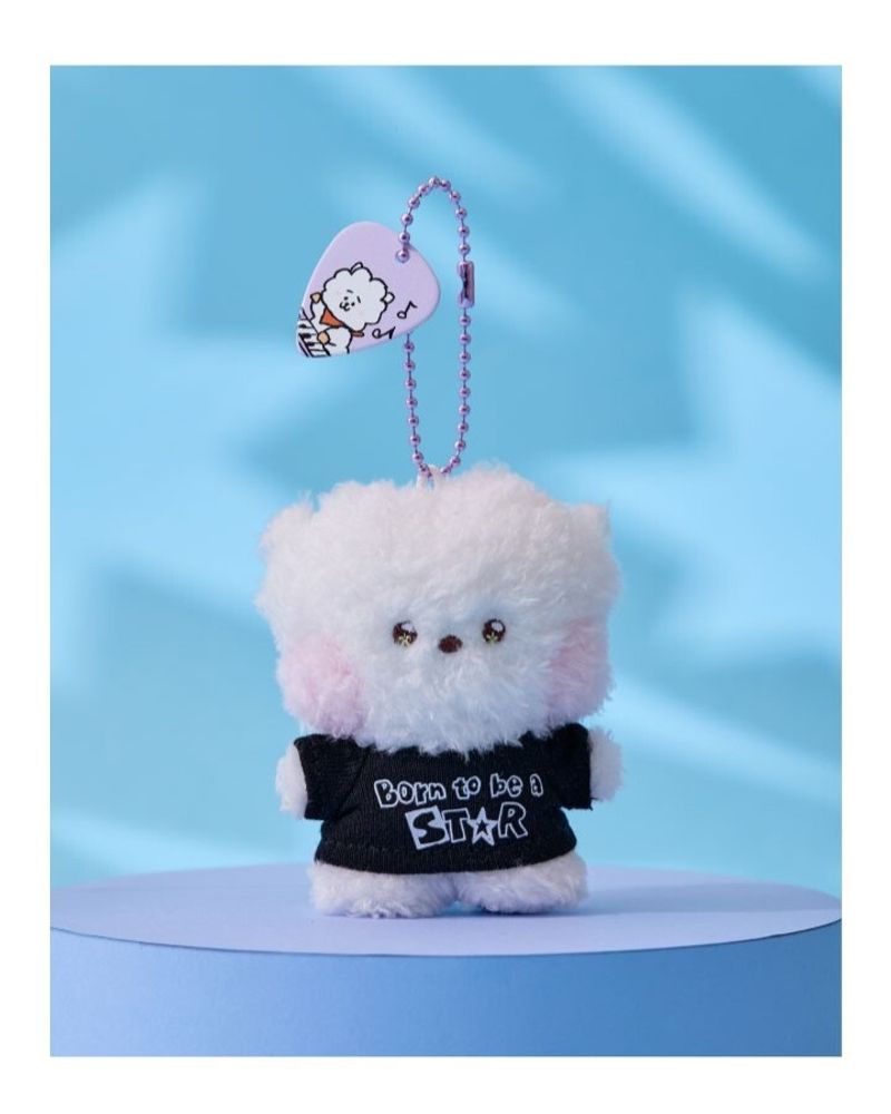 Брелок BT21 - RJ mini PLUSH KEYRING minini BAND