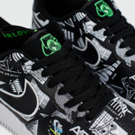 кроссовки Nike Air Force 1 Low Black Pictures