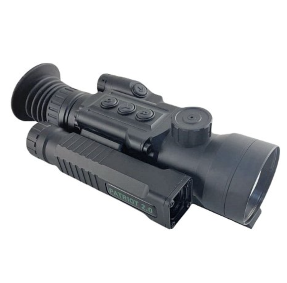 Тепловизионный прицел Venox Patriot 2.0 640 Mega LRF (3x75, 75/F1.0, 50Гц, 12мкм, 640х480, дальномер до 1200м, дальность обнаружения до 3800м) с записью