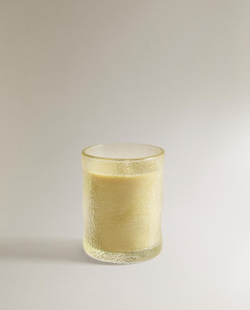Zara Home Свеча ароматическая Vetiver Melon 155 г, растительный воск, аромат древесный, Коричневый