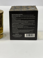 Ароматическая свеча Gloria Perfume Amber Intense в стеклянном стакане с крышкой