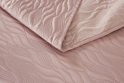 Покрывало 230х250 и 2 наволочки 50х70 Sofi De MarkO Джозефина темно-розовое