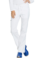 Брюки медицинские женские Dickies DK106 с поясом и шнурком, белый, 40