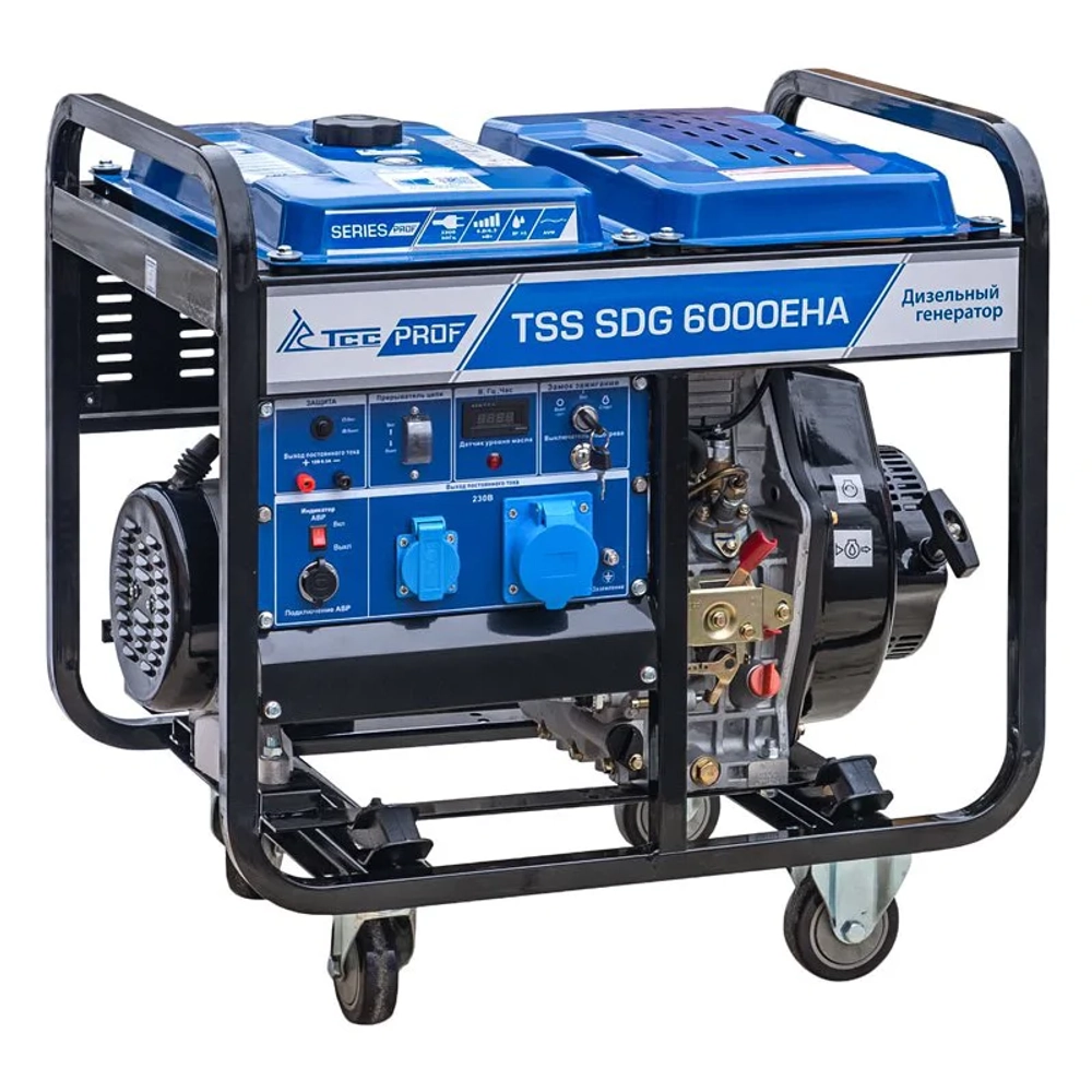 ТСС SDG 6000EHA дизель генератор с блоком АВР ТСС С 9000D/230 077014/190033