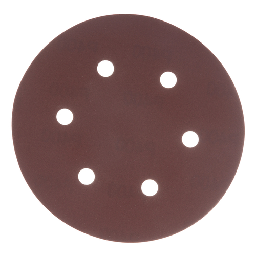 MATRIX Круг абразивный на ворсовой подложке под "липучку" перфорированный P 400 150мм 5шт/упаковка