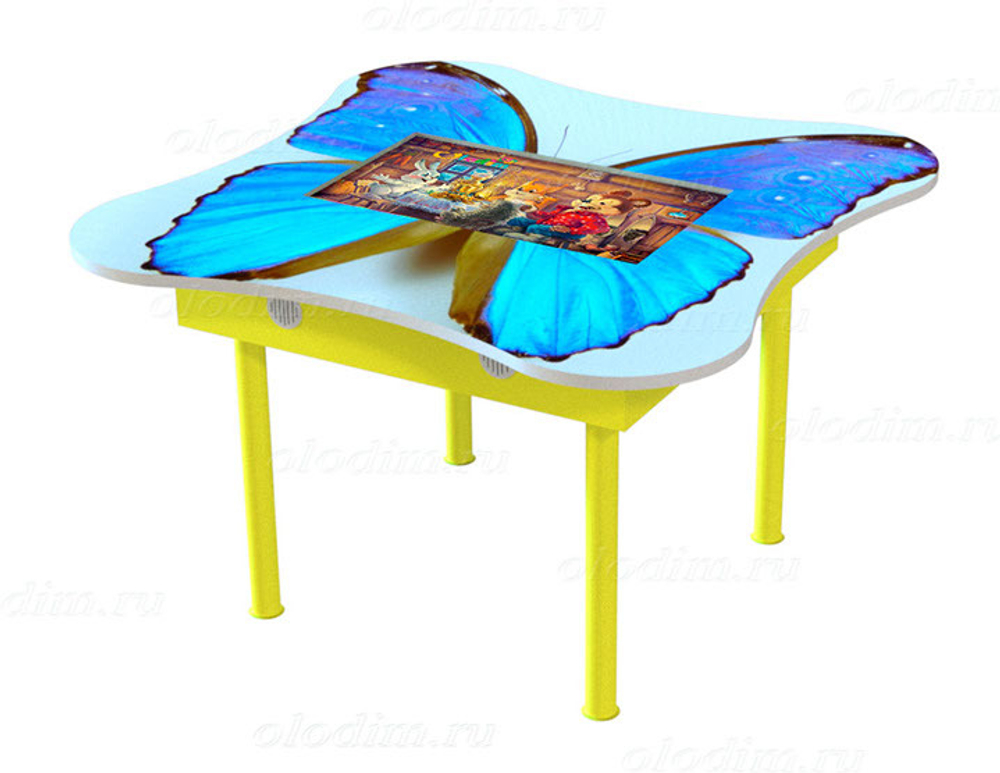 Интерактивный сенсорный стол-панель Бабочка