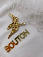 Брошь Скиап. ласточка в золоте