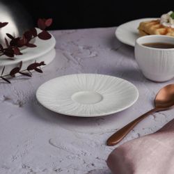 Блюдце d 12 см h1,8 см кофейное для чашки арт. 81222584 Frost White Moon P.L. Proff Cuisine [6]