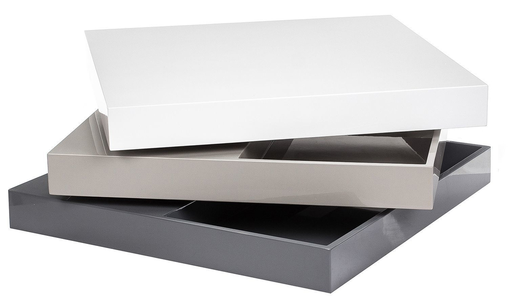 Стол журнальный СT1001 Белый/Серый