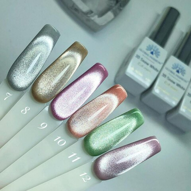 ГЕЛЬ ЛАК КОШАЧИЙ ГЛАЗ 3D SNOW WHITE 07