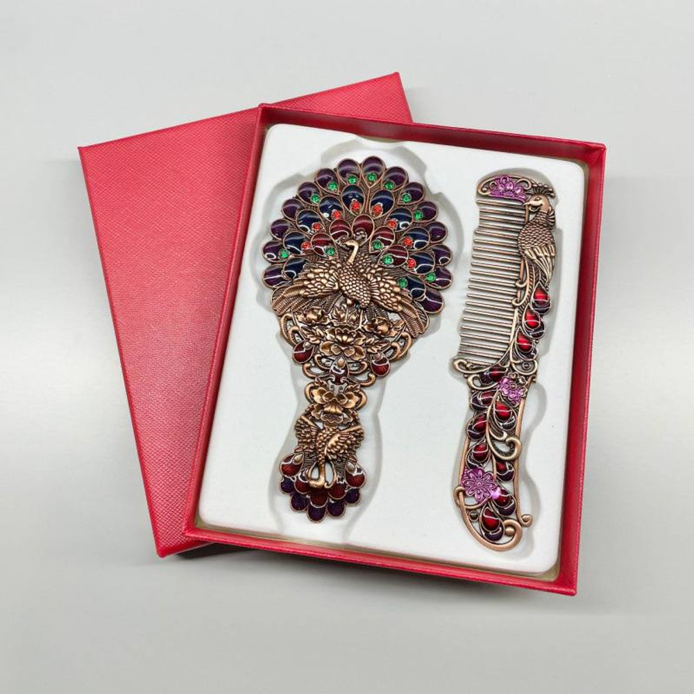 Набор зеркало и расчёска