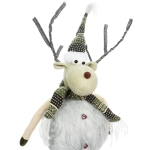 Игрушка новогодняя «Сказочный Лось» 18*23*62 см, Серый