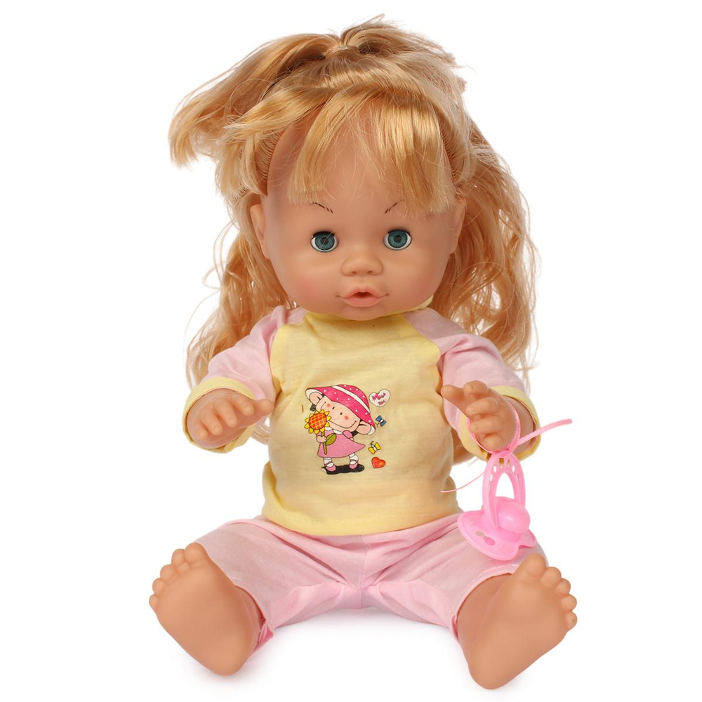 Пупс функциональный с аксесс., коробка 6605-4