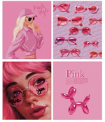 Тетрадь А5 48л. клетка "Barbie pink style" картон, выборочн УФ-лак, 4 дизайна (ПОЛИНОМ)
