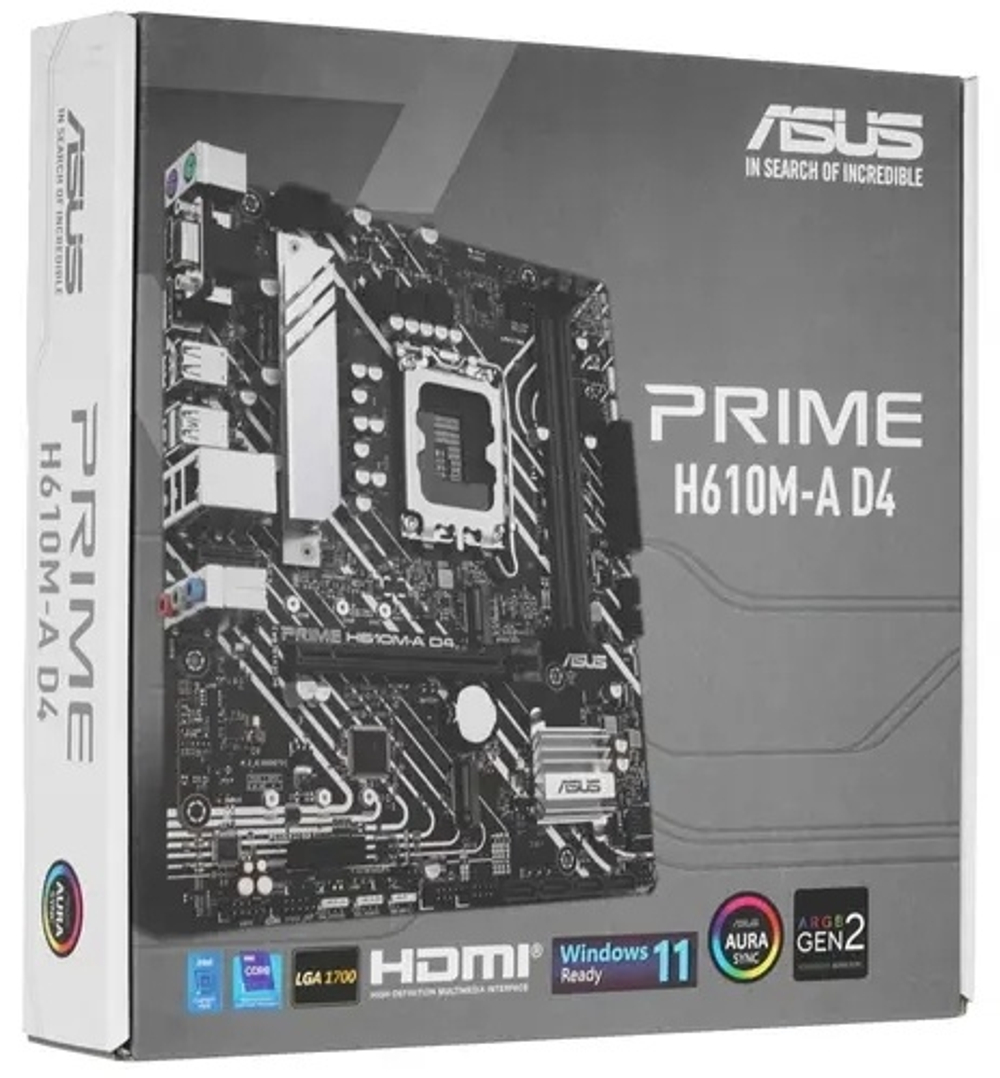 Материнская плата ASUS PRIME H610M-A WIFI D4