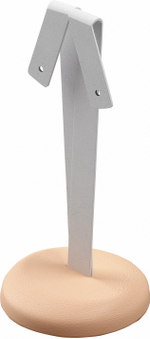 Подставка для серег/ушки/2 отверстия/круглое основание/Н-140 мм.