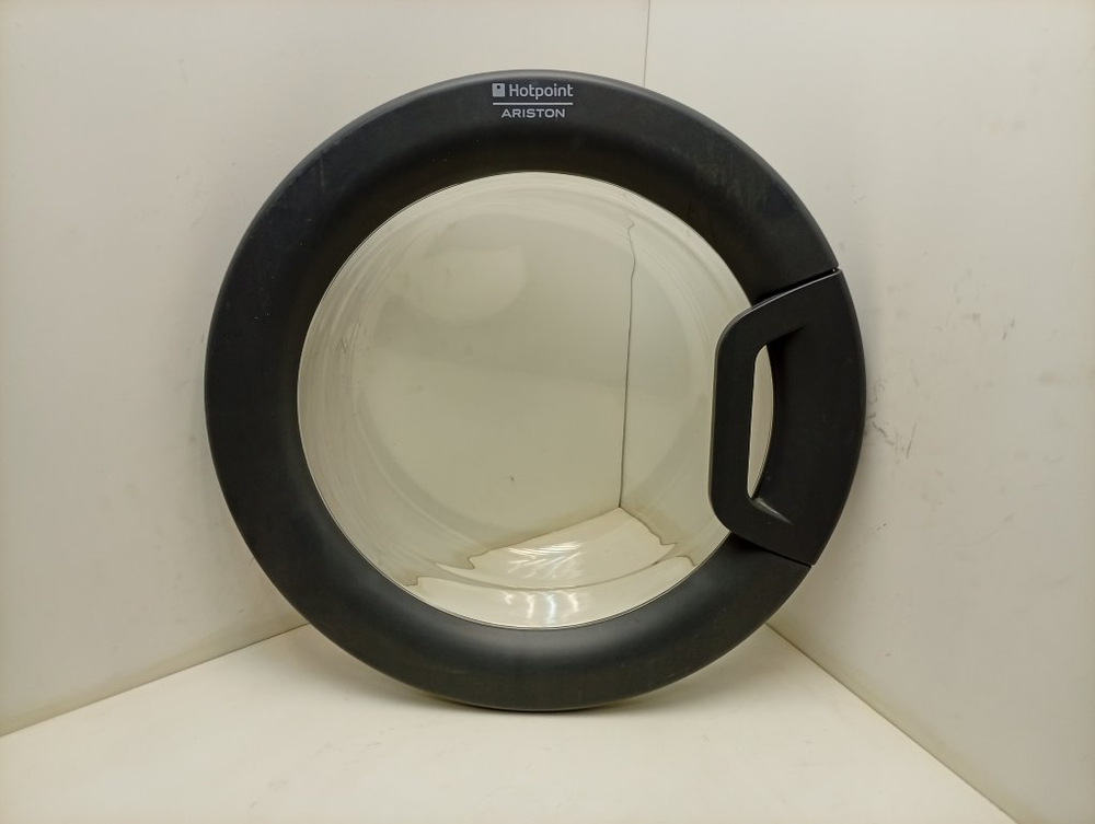 WMUF5050 кт42 Люк загрузочный в сборе стиральной машины Hotpoint-Ariston б/у