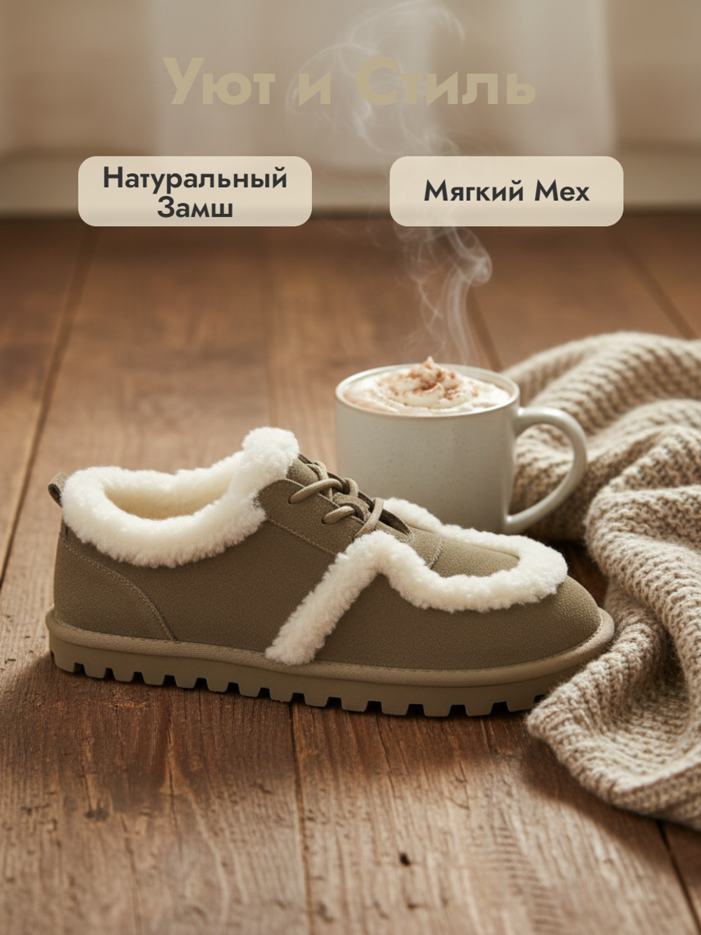 Полуботинки женские зимние MERA STAR 655-6-2M