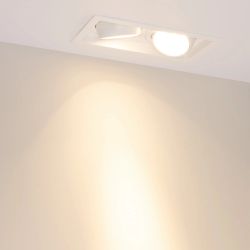 Светильник MS-VORTEX-BUILT-S250x140-2x30W Warm3000 (WH-WH, 17 deg, 230V) (Arlight, IP20 Металл, 5 лет) 057767